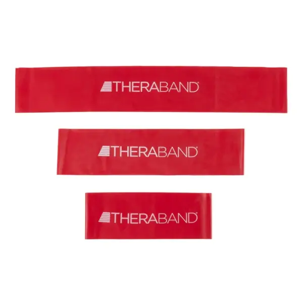 TheraBand Resistance Band Loop - Red / Medium - 12"