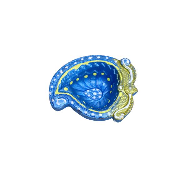 CandleCove Ambi Shaped Traditional Diya Box - Set of 12 Pieces