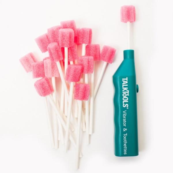 TalkTools Vibrator & Toothettes ( 20 Toothettes)