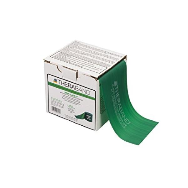 Theraband Professional Resistance Band Latex Free (75 feet roll) - Green