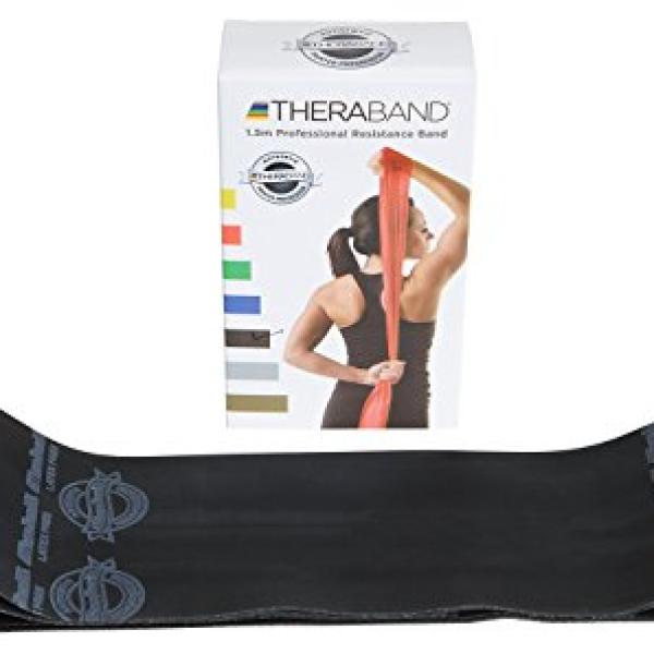 Theraband Professional Resistance Band Latex Free - Black / Special Heavy - 5ft