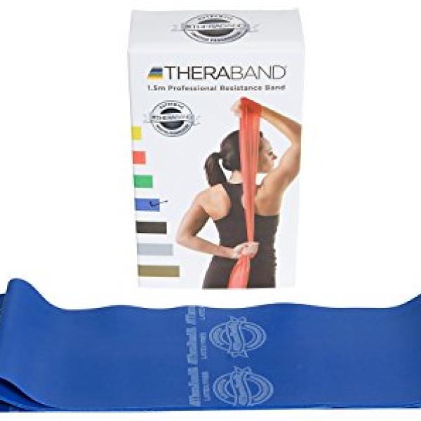Theraband Professional Resistance Band Latex Free - Blue / Extra Heavy - 5ft