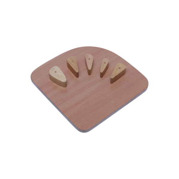 Wooden Digitate Board – Fine Motor Skill Trainer for Kids, Adults & Therapy – Ergonomic Peg Board for Rehab, Dexterity & Finger Strength