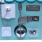 Montessori Busy House – Wooden Busy Board Activity House for Toddlers (Ages 2+)