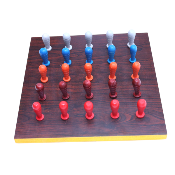 Classic Wooden Peg Puzzle Board – Strategy Brain Game for Kids & Adults | Colorful Pegs, Compact & Portable | Screen-Free Learning Toy for Focus & Logical Thinking | Ages 5+